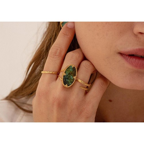 Bague Méli - Turquoise africaine