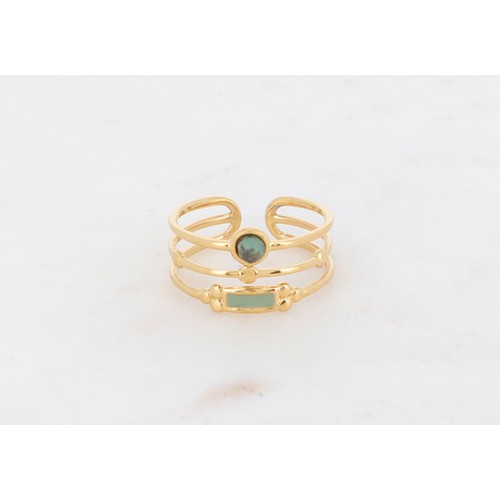 Bague Dispy - Turquoise africaine