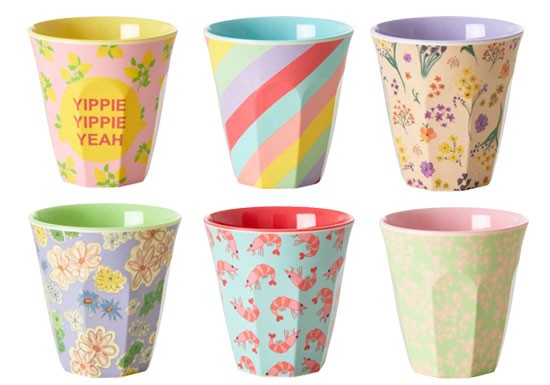 Pack de 6 gobelets small "YIPPIE YIPPIE YEAH"