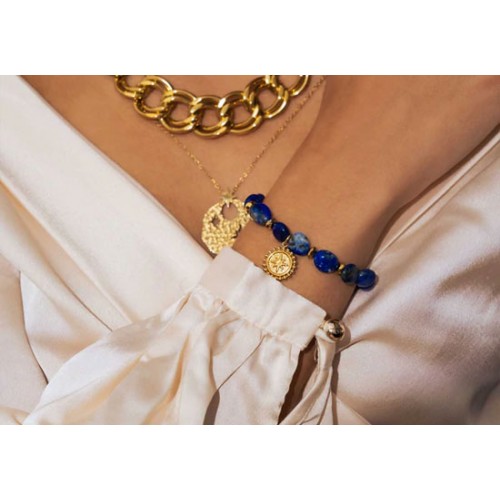 Bracelet Cyrina - Lapis Lazuli