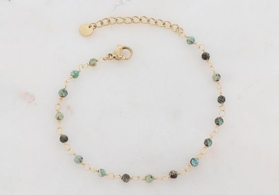 Bracelet Seollia - Turquoise Africaine