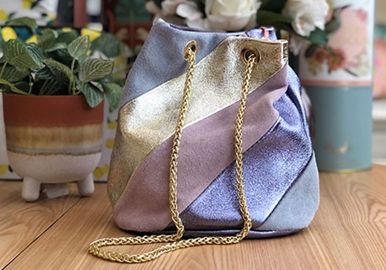 Sac bourse Shanty - Lilas