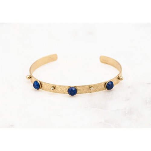 Bracelet Jonc Theodora - Lapis Lazuli