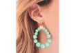 Boucles d'oreilles Soriana - Turquoise