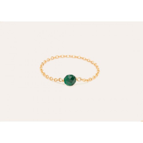 Bague Stella - Malachite