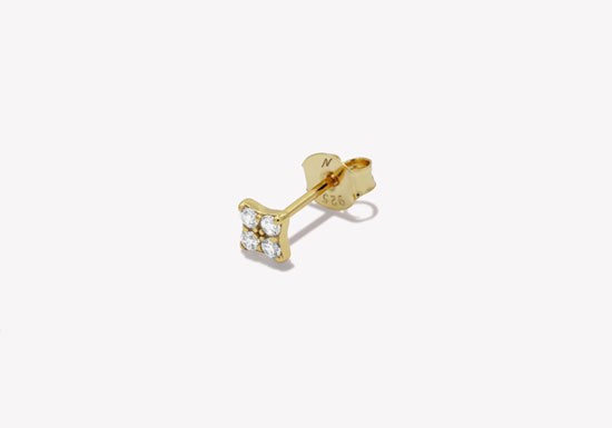 Puce d'oreille June blanche
