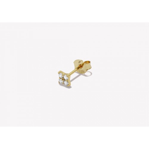 Puce d'oreille June blanche