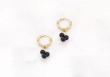 Boucles d'oreilles Mini Polly - Onyx