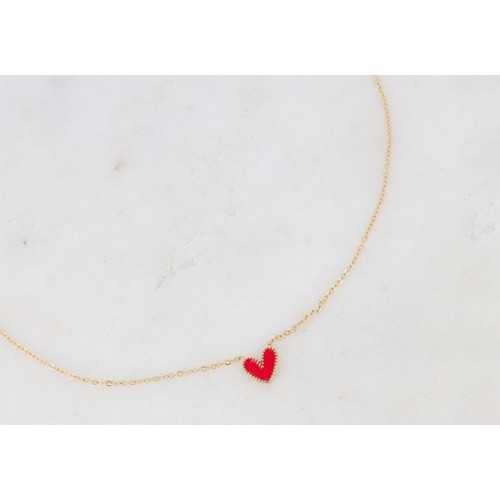Collier Yesenia - rouge