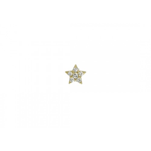 Puce d'oreille Etoile strass