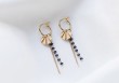 Boucles d'oreilles Alma Long (coloris au choix)