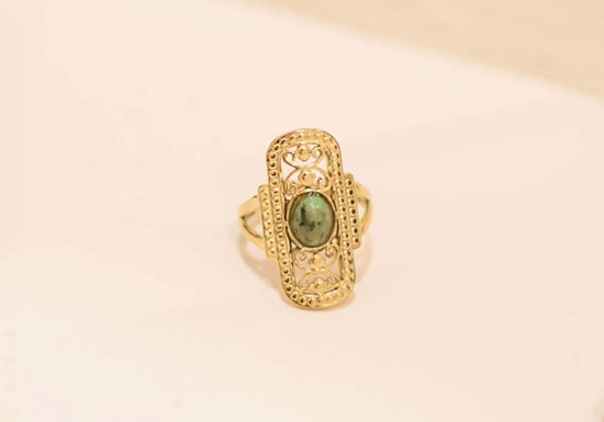Bague Alison - Turquoise africaine