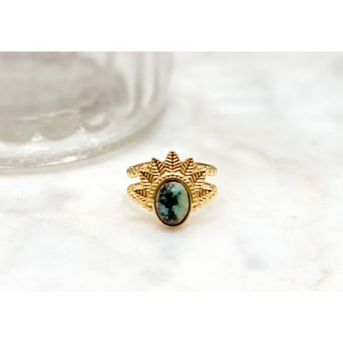 Bague Audric - Turquoise africaine