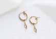 Boucles d'oreilles Rockfeller Hoop