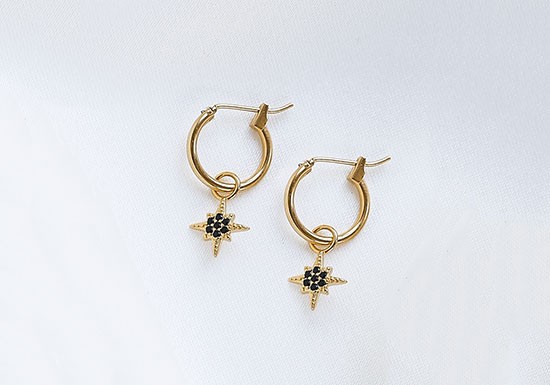 Boucles d'oreilles Grace Hoop