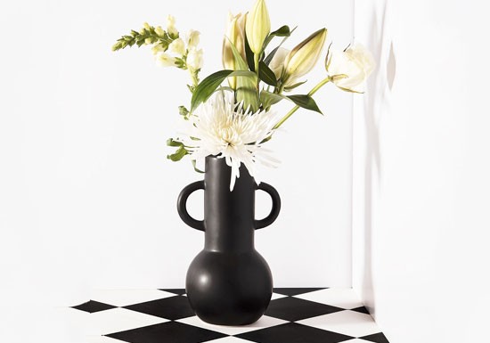 Grand vase Amphore noir