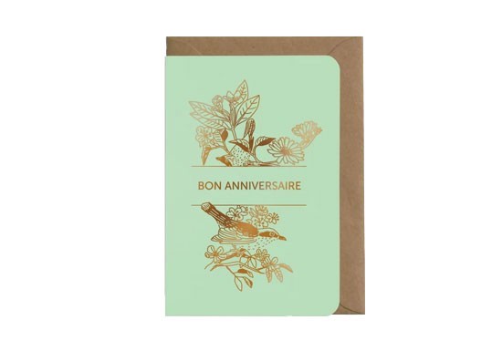 Carte Anniversaire birds