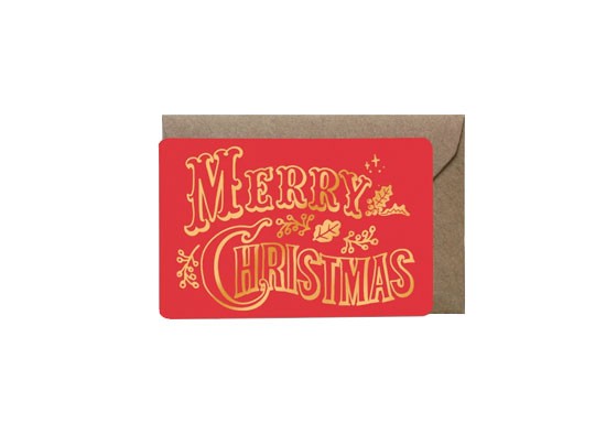 Mini carte Hello Merry Christmas