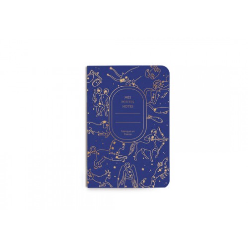 Petit carnet Astro bleu