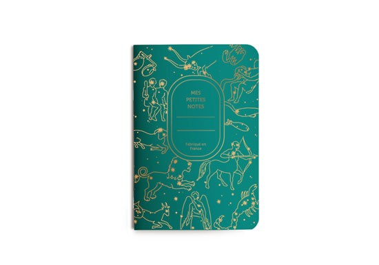 Petit carnet Astro vert