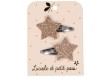 Lot 2 barrettes Etoile or