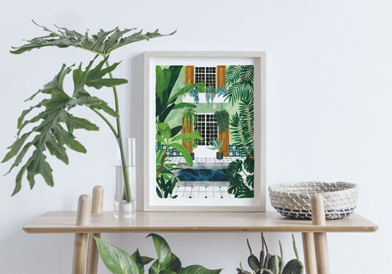 Affiche Riad - medium