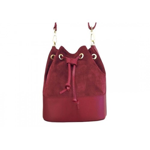 Sac seau James - bordeaux