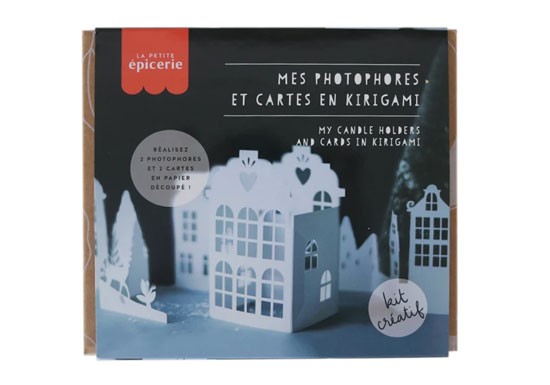 Kit Mes photophores et cartes en kirigami
