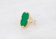 Bague Zelda - Agate verte