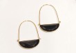 Boucles d'oreilles Ki - Onyx