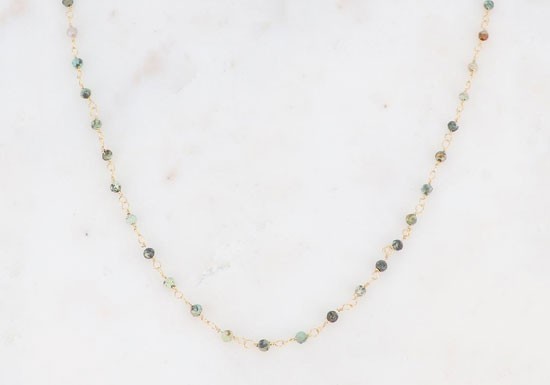 Collier Seollia - Turquoise africaine