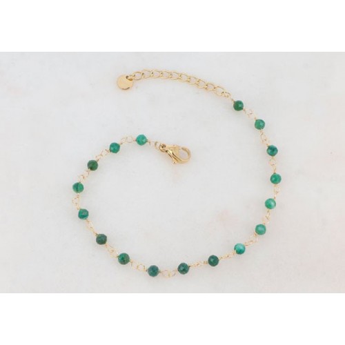 Bracelet Seollia - Jade vert