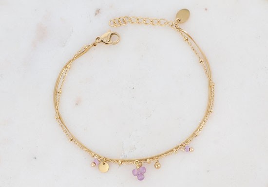 Bracelet Sara - Améthyste