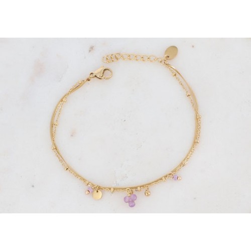 Bracelet Sara - Améthyste