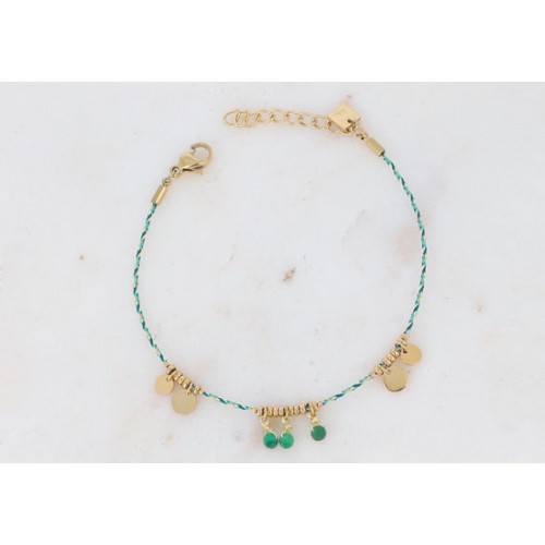 Bracelet Jasmina - Jaspe vert