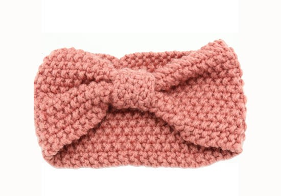Bandeau tricoté (coloris au choix)