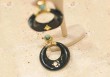 Boucles d'oreilles Iman vert
