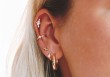 Bague d'oreille Rym blanche
