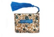 Petite pochette India bleue