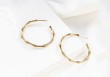 Boucles d'oreilles Bamboo hoop