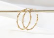 Boucles d'oreilles Bamboo hoop