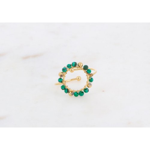 Bague Cody - Malachite