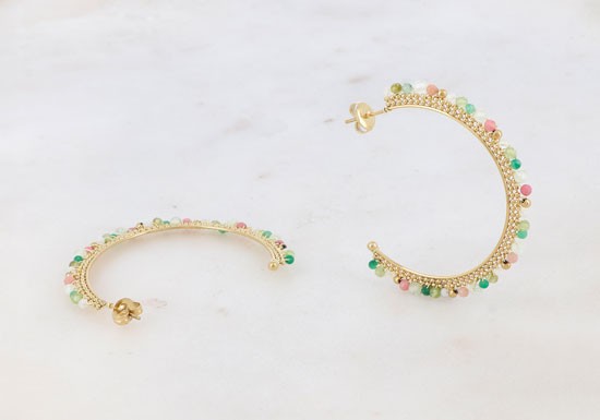 Boucles d'oreilles Isebell - Peridot