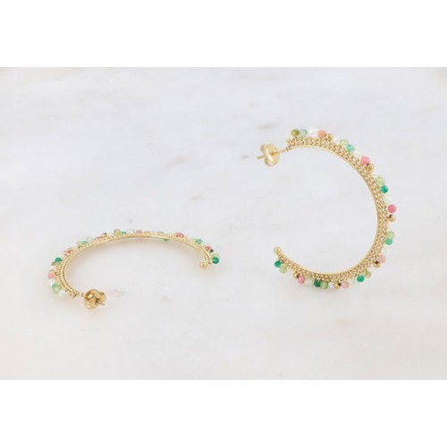 Boucles d'oreilles Isebell - Peridot