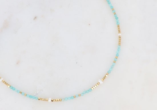 Collier Bracéline - Amazonite