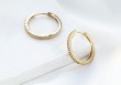 Boucles d'oreilles Logan (noir ou blanc)