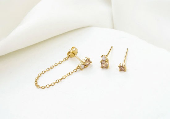 Set de boucles d'oreilles Soho Trio (coloris au choix)