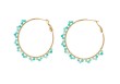 Boucles d'oreilles Polly - amazonite