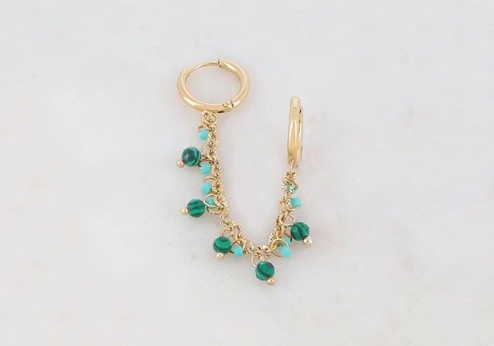Boucles d'oreilles Elvida Double