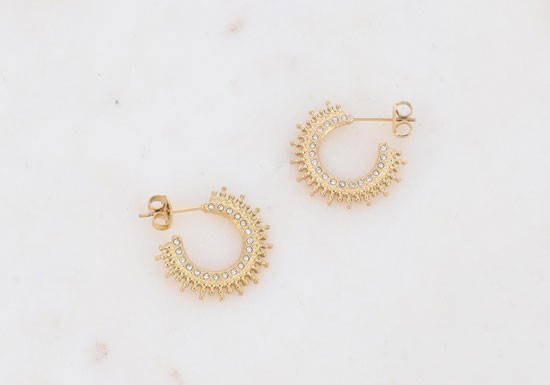Boucles d'oreilles Elvida Hoop